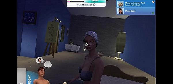  HOT Ebony POV VR Sims porn using WickedWhims 1080p